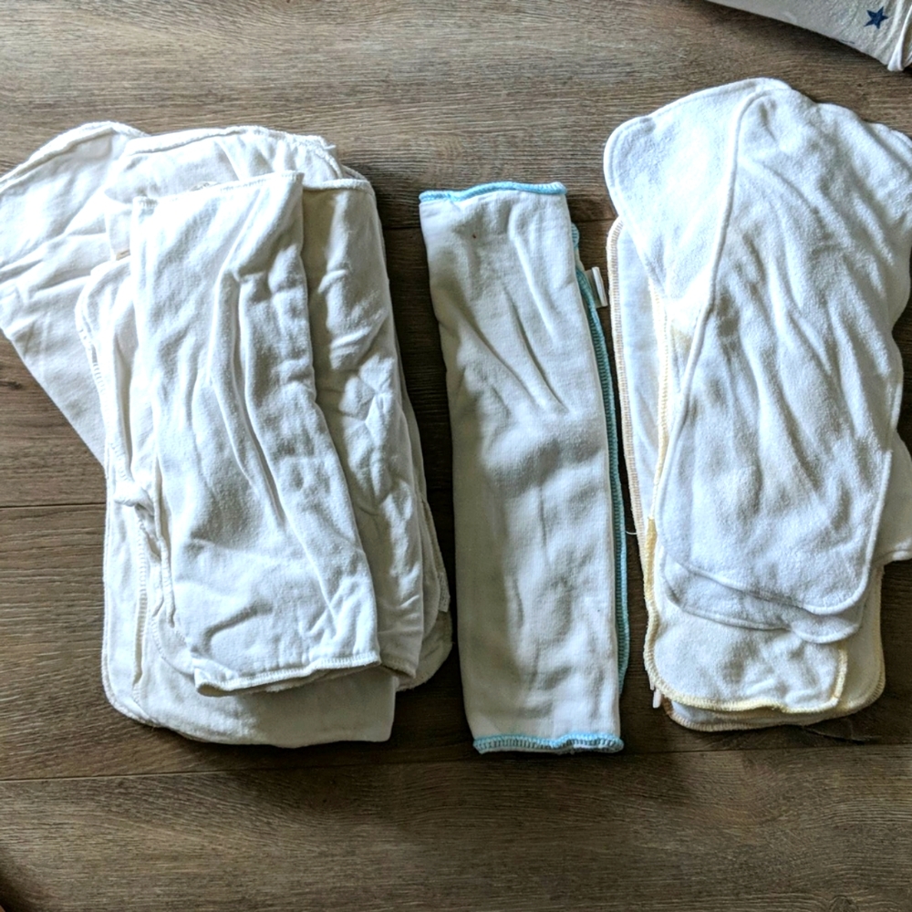 Apple Cheek cloth bamboo inserts.
